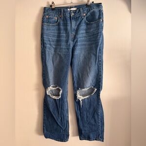 Levi's Blue Straight Leg Jeans